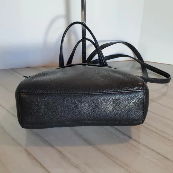 Coach Mini Kelsey Black Pebble Leather Bag F57563 - Picture 12 of 14